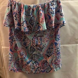 Lilly Pulitzer off the shoulder top